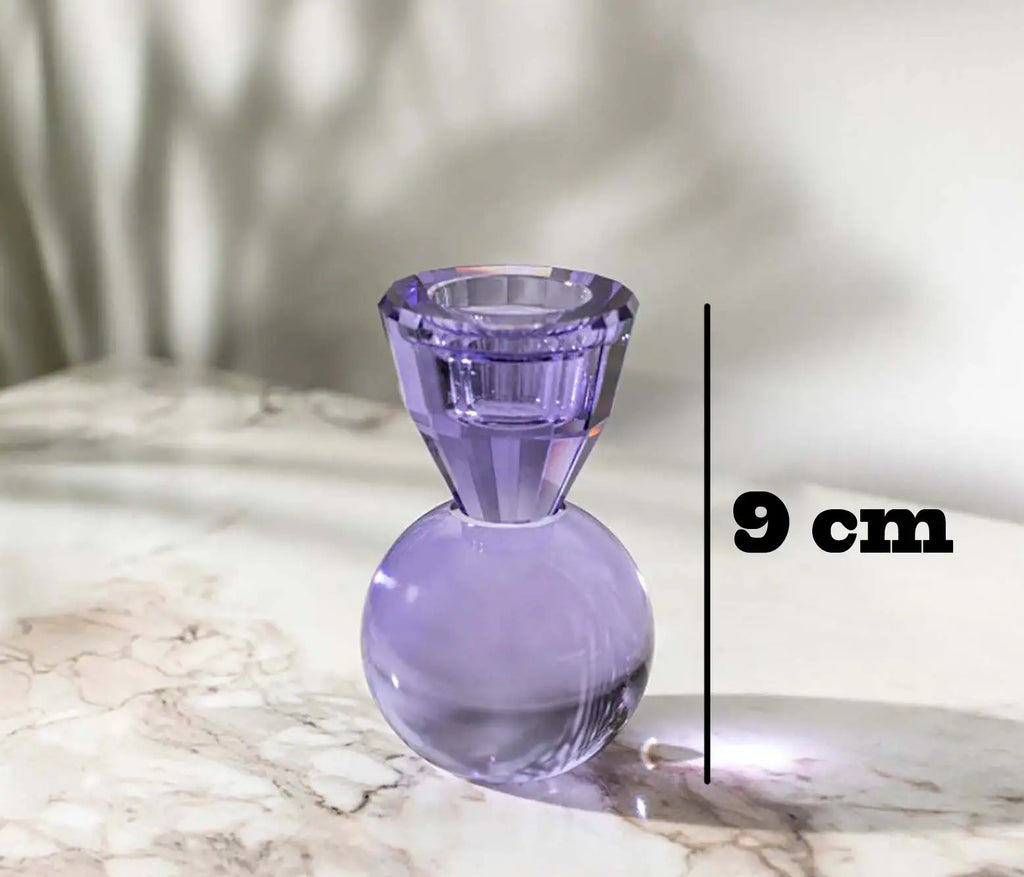 Füme  RAİNBOW  Cam Şamdan – Modern ve Şık Dekor Seçeneği