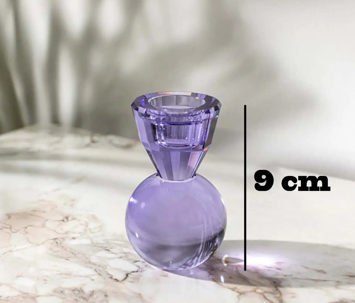 Füme  RAİNBOW  Cam Şamdan – Modern ve Şık Dekor Seçeneği