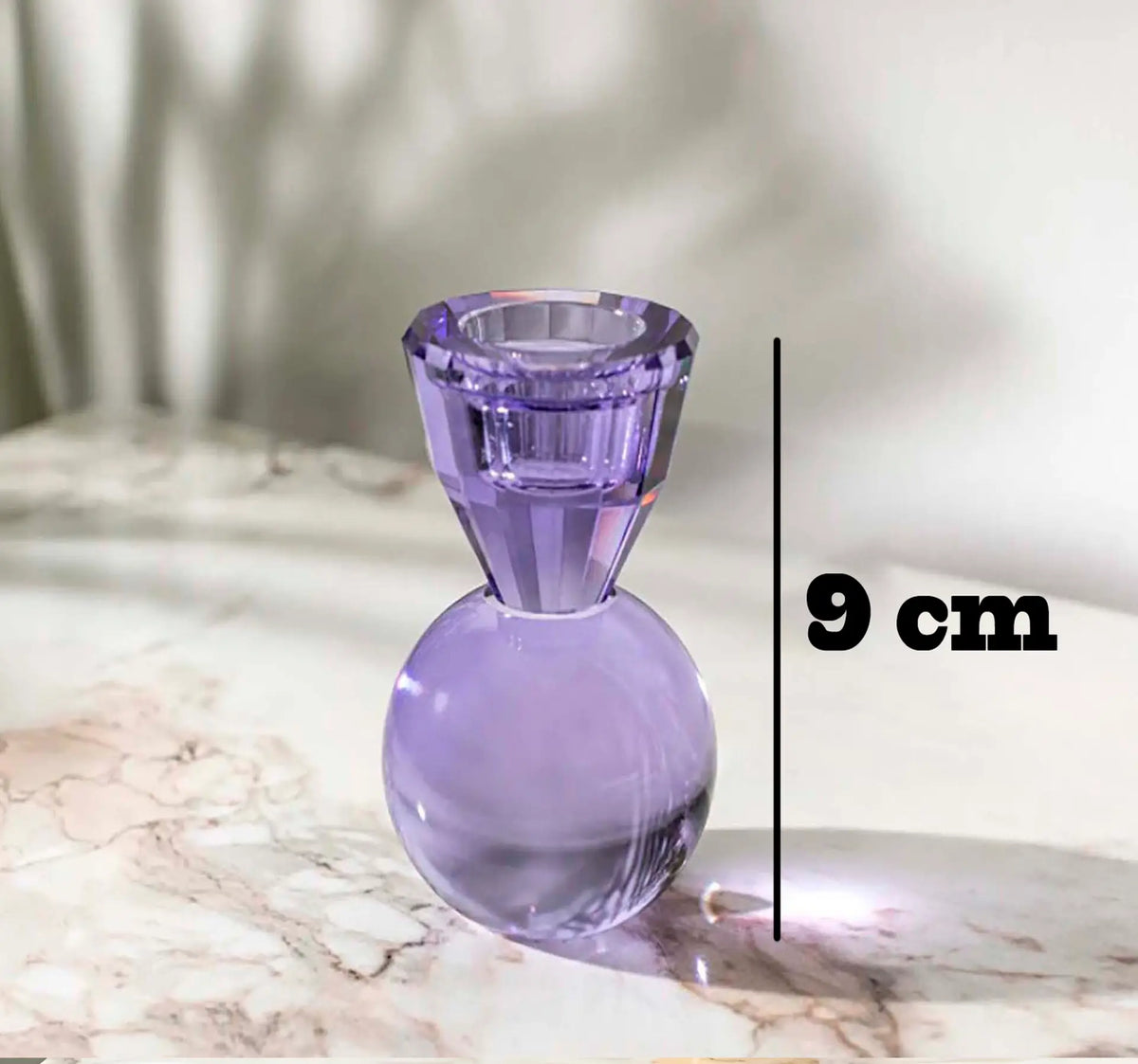Sarı RAİNBOW  Cam Şamdan – Modern ve Şık Dekor Seçeneği
